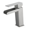 304 Stainless Steel Waterfall Bathroom Basin Faucet Black/Nickel Deck Mounted Square Single Handle Hot And Cold Mixer Tap
