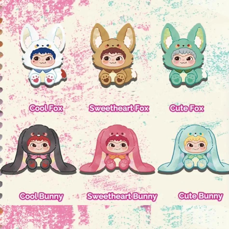 Wakuku V2 Aw Fuzzy Trend Fun Party Series Blind Box Doll Bag Pendant Pain Bag Decoration Ornament Mystery Box Cute Birthday Gift