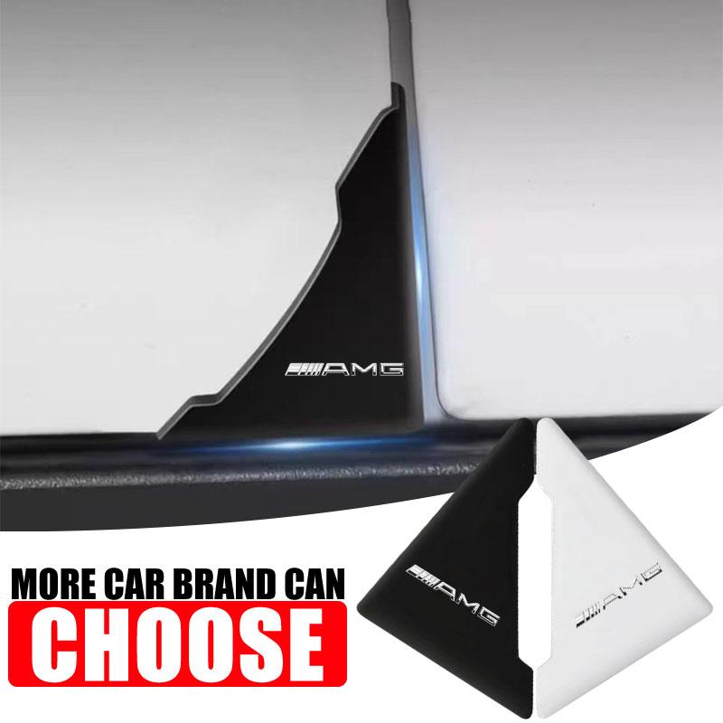 AABIH1 2pcs Car Door Corner Protection Sleeve Door Corner Anti-collision Sleeve Stickers For Mercedes Benz W247 W212 W213 W205 AMG W177