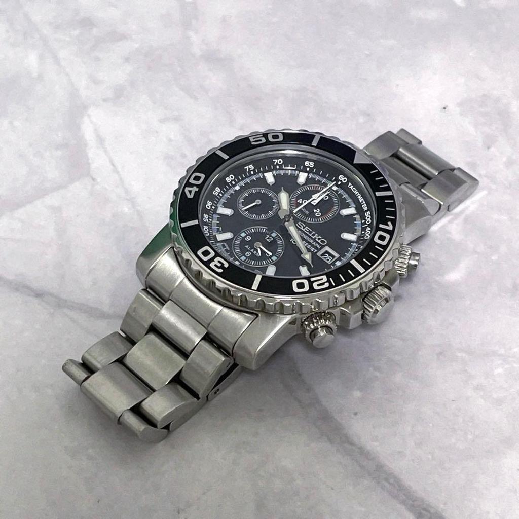 Used Good condition SEIKO Watch 7T62-0CV0 Chronograph #916
