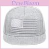 American Flag Embroidered Baseball Cap With Adjustable Fit For Streetwear And Hip Hop Style