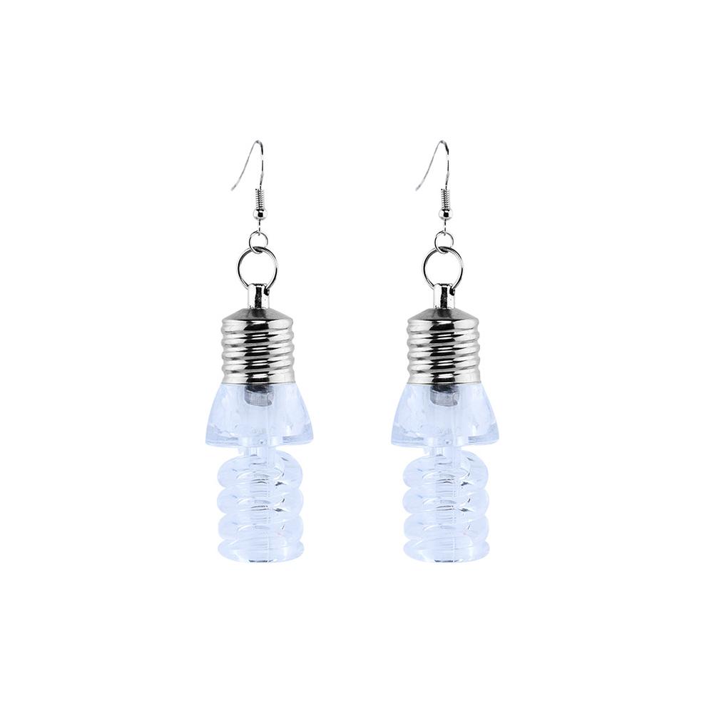 Fashion Charming Creative Colorful Glare Chandelier Lightweight LED Bulbs Earrings B0236 color#0