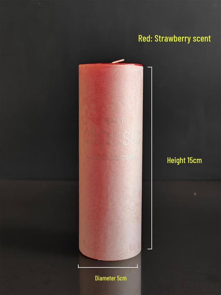 Set of 3 Aromatherapy Candles with Holders – Smokeless, Fragrant, and Ideal for Emergencies or Romantic Occasions.