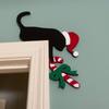 Funny Door Toppers Decor Cat/Dog Shaped Christmas Decoration  Holiday Ambiance