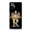 Handyhülle Für Xiaomi Redmi Note 13 12 5G 9S 9 8 10 11 Pro 9T 13C 12C 10C 9C 9A 7 Pro Weiche Hülle Diamantkrone Buchstabe 26 Buchstaben
