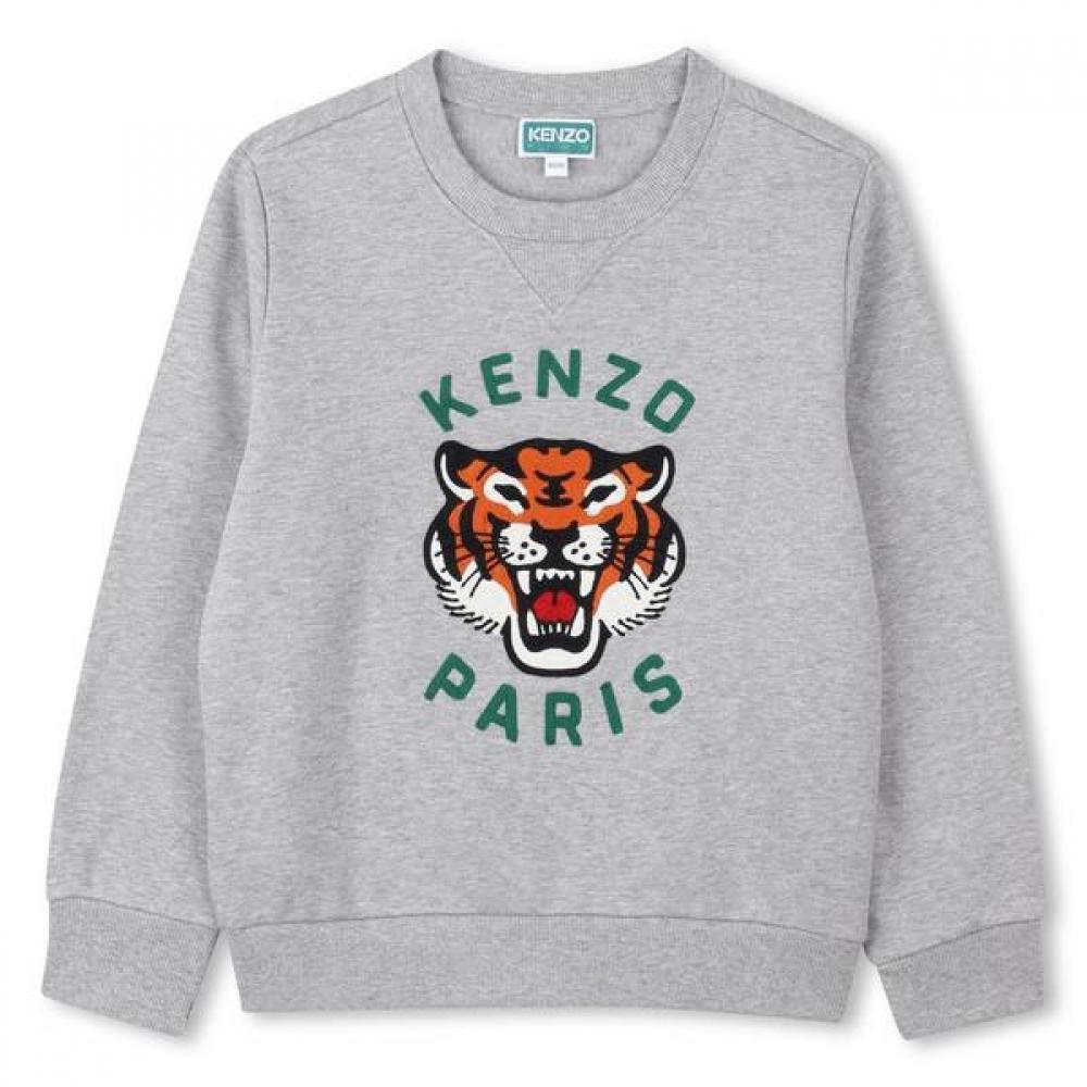 Kenzo Kids Lucky Tiger SWeatshirt  25f W z256afWt14 Grey/3Age_94CM