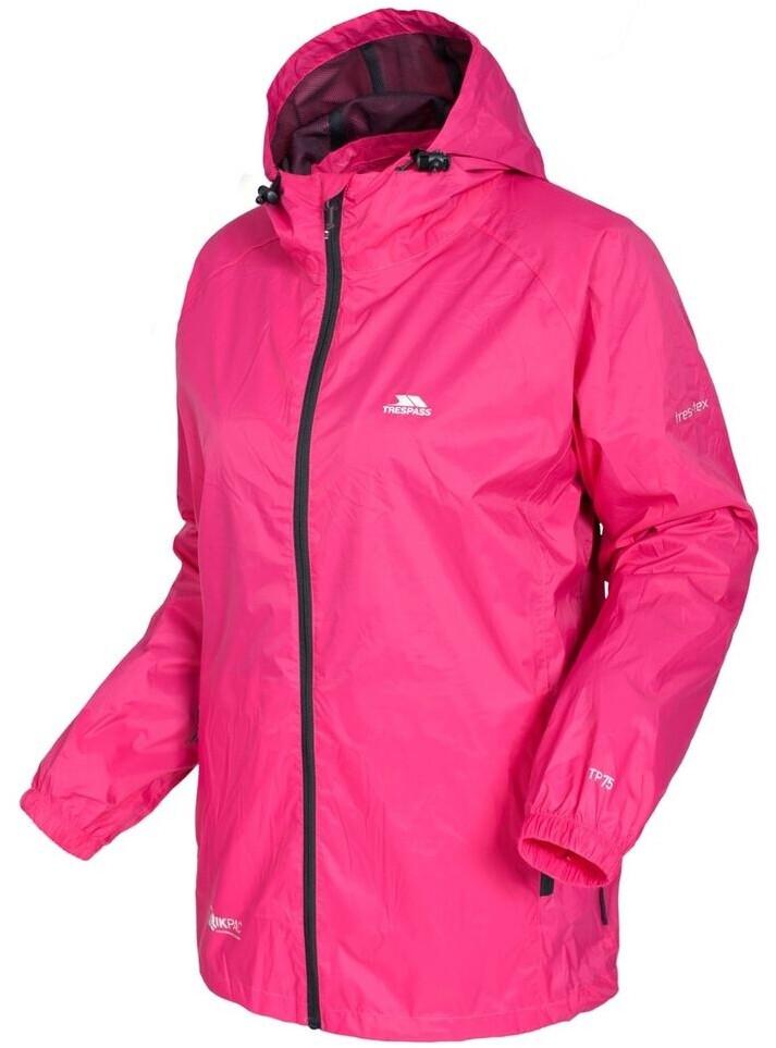 Trespass Qikpac Packaway Rain Jacket Pink