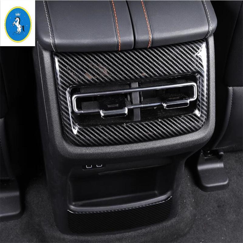 Carbon Fiber Auto Glove Storage Box / Gear Shift Box / AC Vent Outlet Cover Trim Accessories For Changan UNI-K UNIK  - 2024
