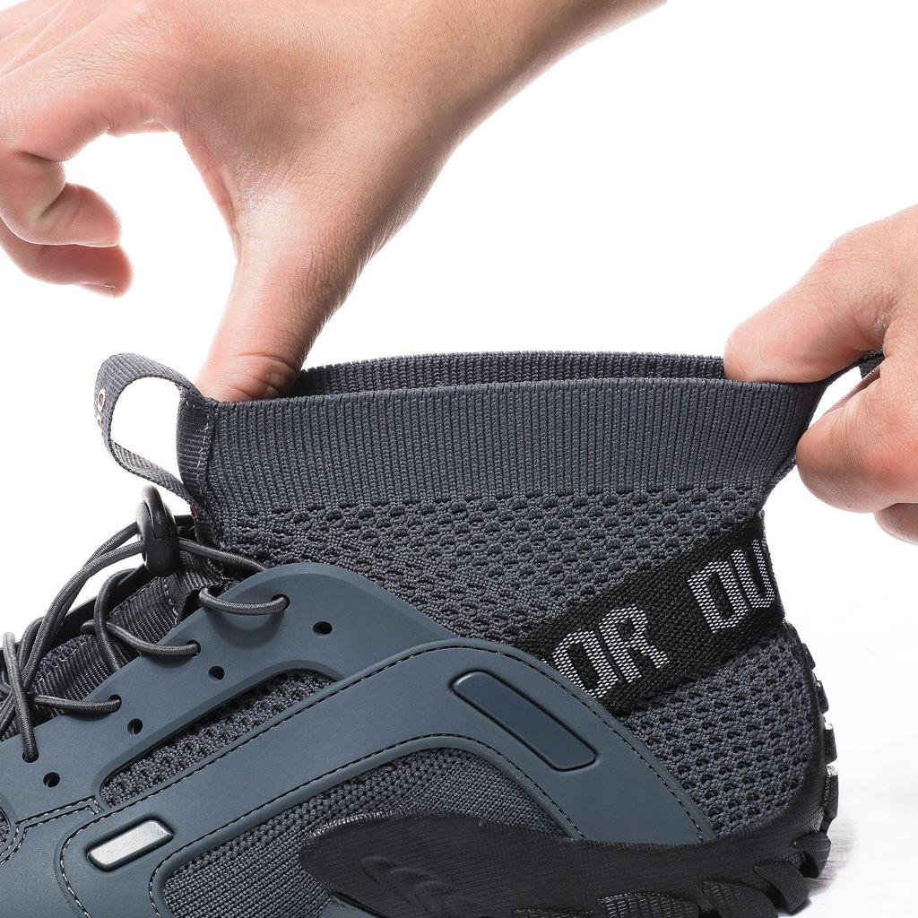 Men's Large Size Non-Slip Water Hiking Shoes - Outdoor Casual Wading and Fishing Footwear