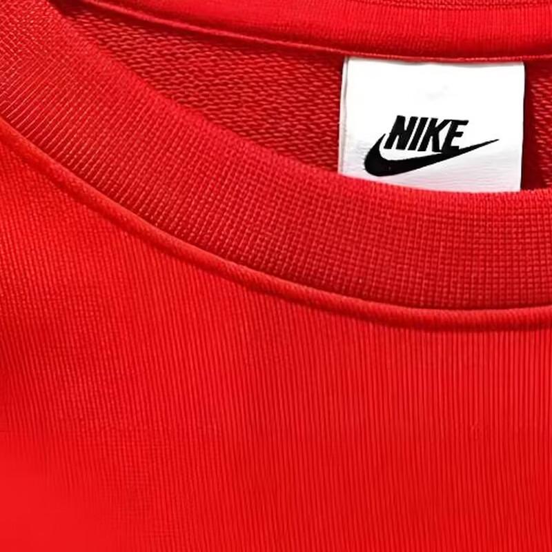 NIKE Men's Crew Neck Knit Sweatshirt Casual Spring Autumn Commuter Jacket