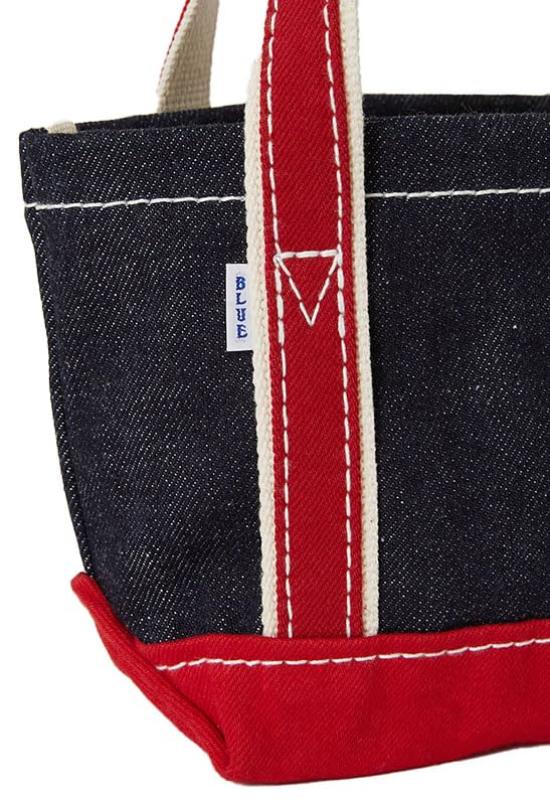 [BLUE BLUE] BG0009 Supima Selvedge Denim Tragetasche XS (Indigo)