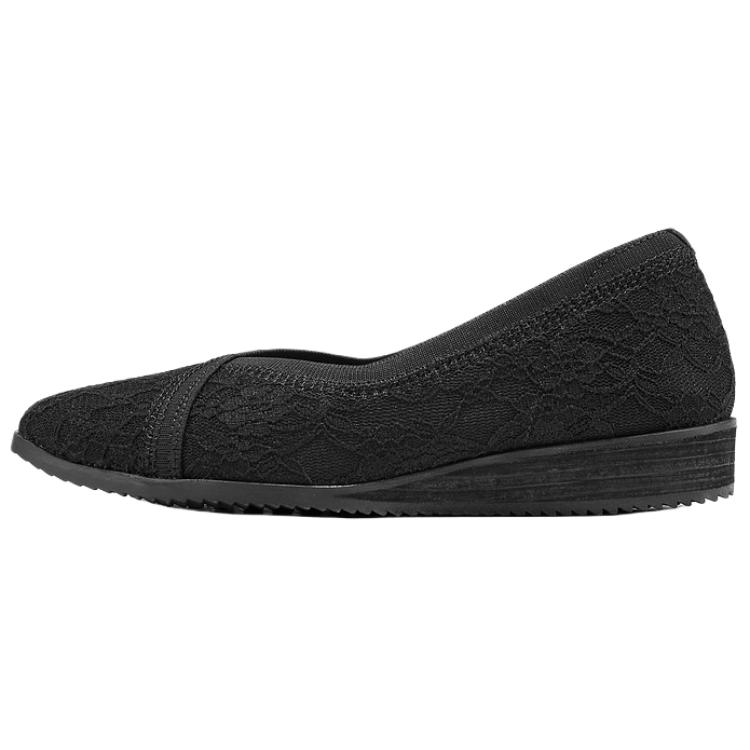 Skechers Cleo Sawdust Comfortable Versatile Casual Flats Women flats Black 159137-BLK 35