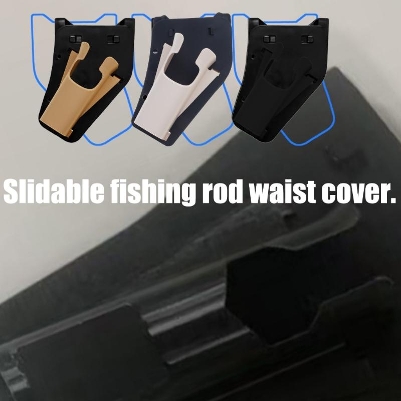 Porta canna da pesca a inserimento rapido per cintura, porta canne da pesca a scorrimento, fondine portatili per canne da pesca, per pesca a mosca
