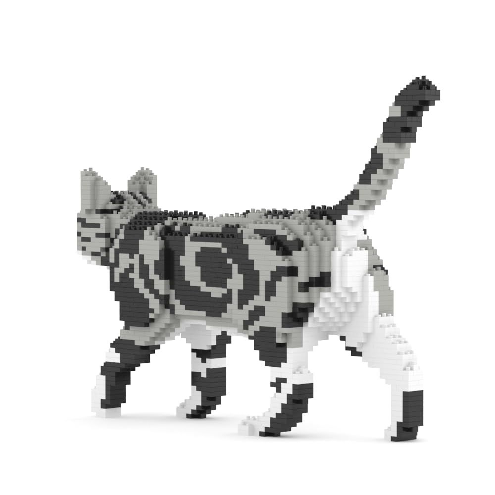 JEKCA American Shorthair Cat 02S-M01B (Version 2024) | Cat Plastic Building Blocks | Ages 14 and Up