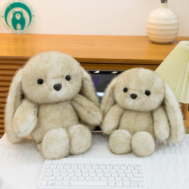 Diudiu Long-Eared Rabbit Plush Toy - Cute Sleeping Pillow & Comforting Companion for Children