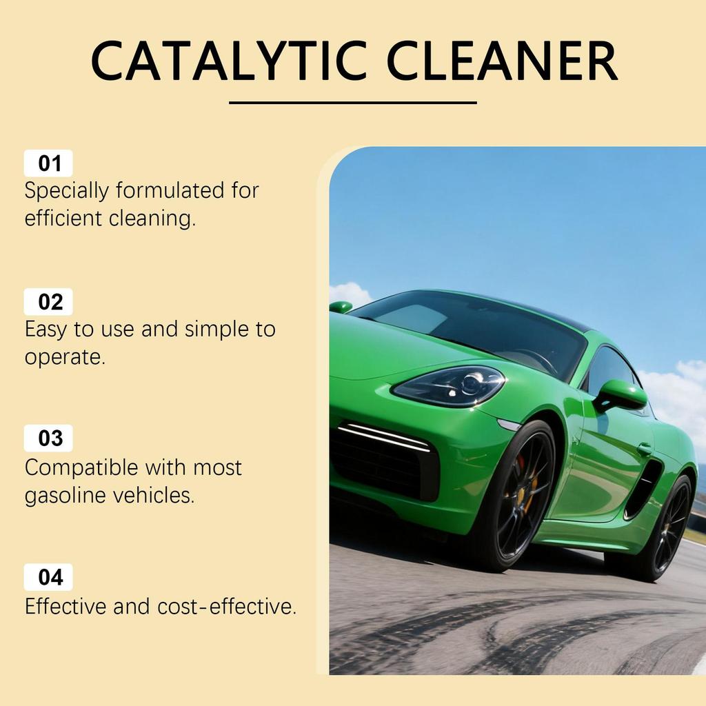 Car Catalytic Converter Cleaner, an essential carbon deposit cleaner for gasoline car engine maintenance, 120ml