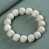 Camphor Wood Buddhist Beads Bracelet - 2.0 Wooden Bead Jewelry with 108 Fragrant Beads for Couples
