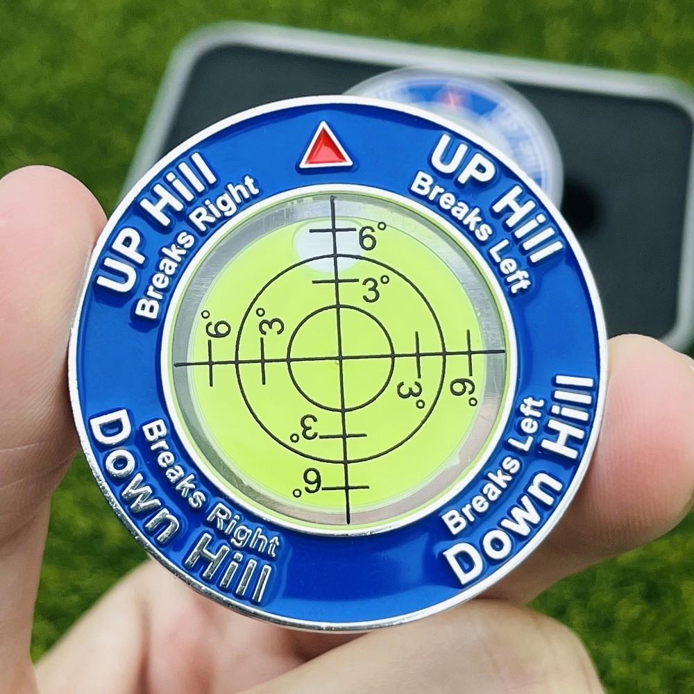 Ball Marker Golf Putt Ball Marker High Precision Golf Spirit Level  Gift for Golfers