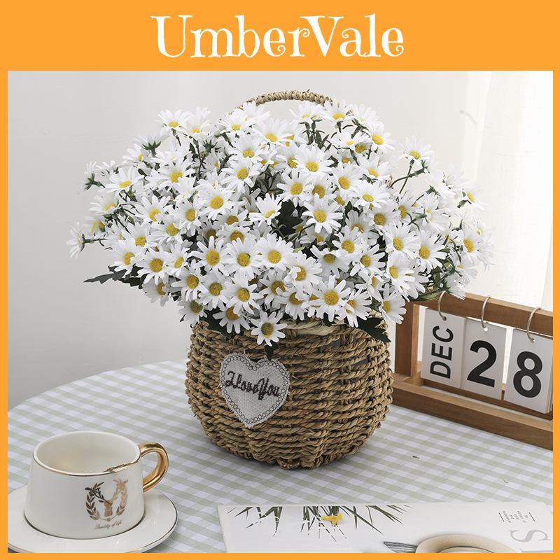 Artificial Silk Chrysanthemum Bouquet For Wedding Decor Home Office Styling