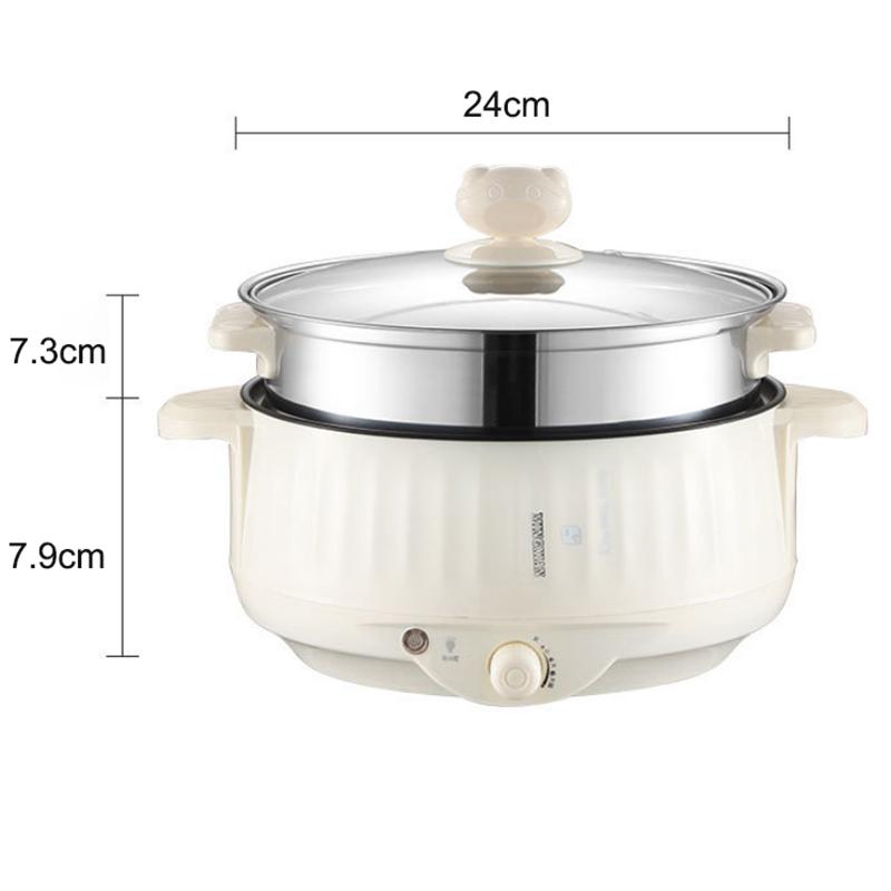 

220V Multi Cookers Single/Double Layer Electric Pot 1-2 People Household Non-stick Pan Hot Pot Rice Cooker Cooking Appliances EU