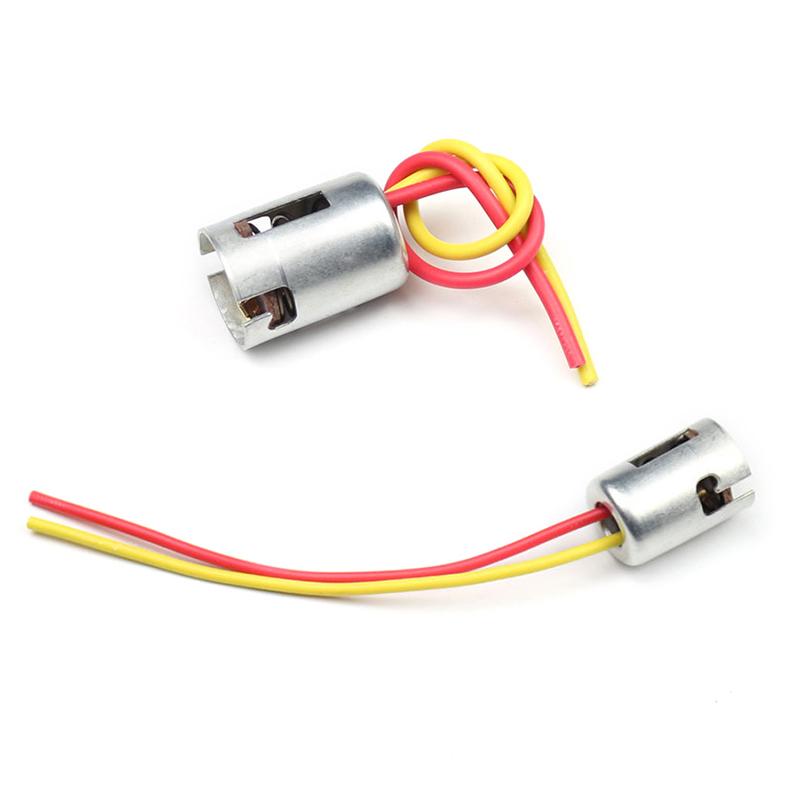 2 Wires 1157 Bulb Socket Connector Bay15D Car Tail Brake Bulb Socket Connector
