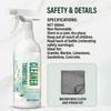 Grave Stone Cleaner Cleaning Rust Stain Remover 500ml Tombstone Cleaner Solution Spray for Outdoor Cemetery Home Kitchen Living