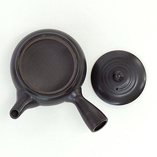 Maruyoshi Pottery Banko Ware Flat Teapot, No. 2 (with Netted Bottom), Yogan B7441