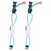 Reflective Bike Pants Strap High Visibility Cycling Pants Cuff Band Adjustable Bicycle Trouser Bands for Outdoor Sports