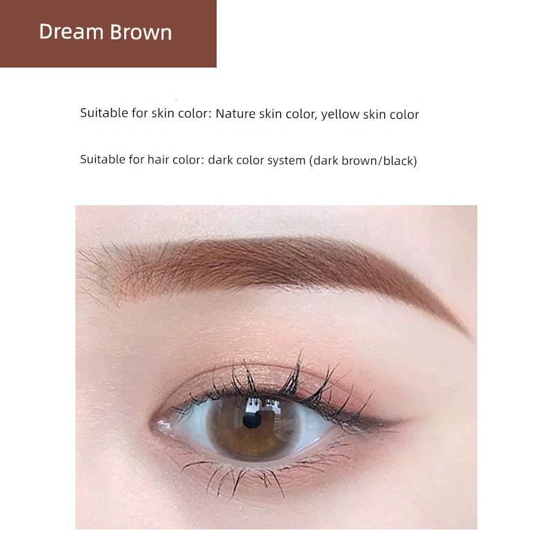 French Big Brand Eyebrow Pencil Waterproof Long Lasting Fadeless Distinct Look Novice Wild Eyebrow Sweat-Proof Eyebrow Pencil Female Non-Fading