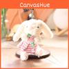 Plush Rabbit Keychain With Soft Pp Cotton Filling For Kids And Adults