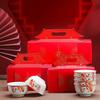 Good Luck Koi Ceramic Rice Bowl Set