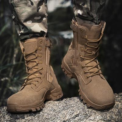 Summer New Military Boots High-top Outdoor Combat Boots Tactical Boots Mountaineering Shoes Desert Tooling Boots Men