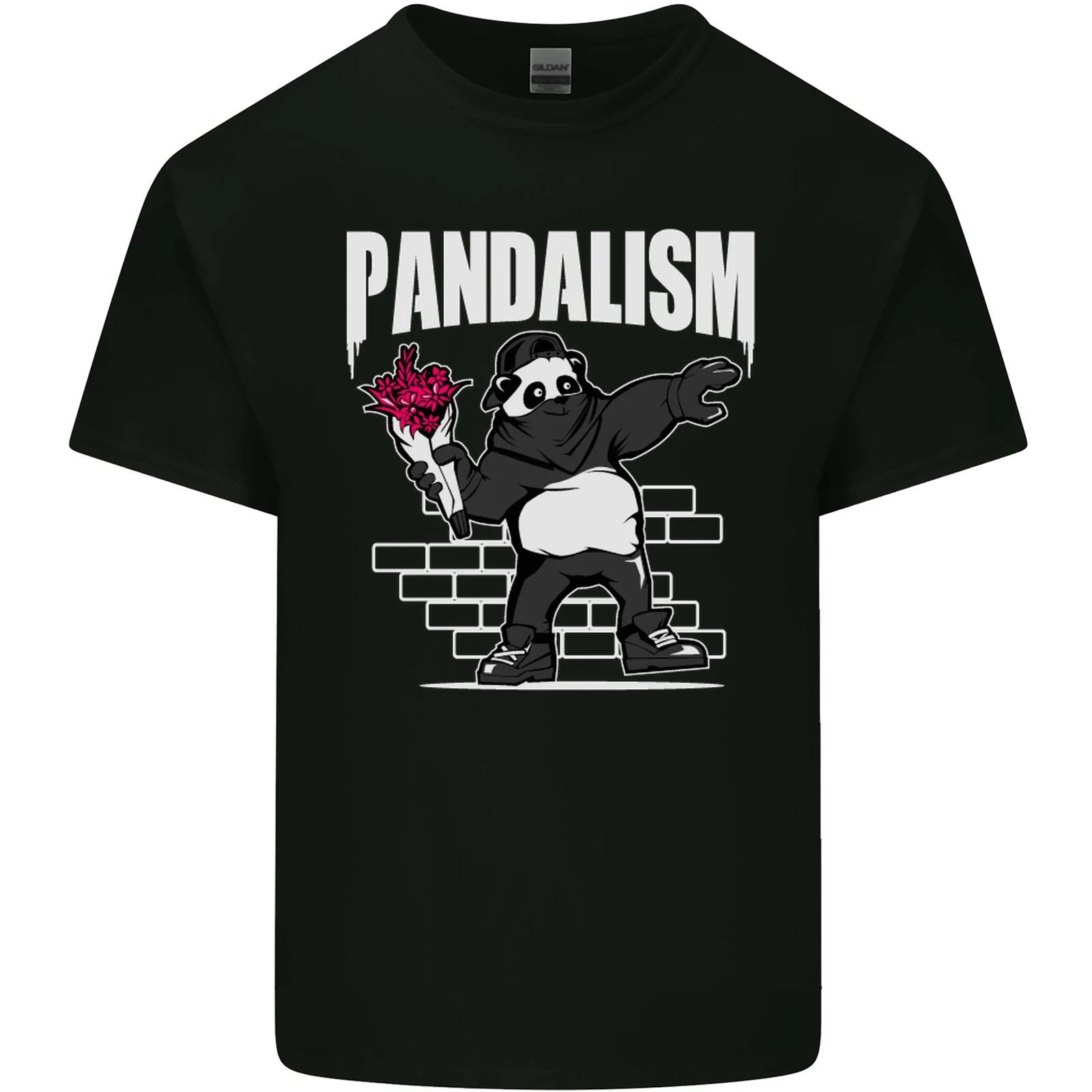 

Pandalism Banksy Style Street Art Graffiti Kids T-Shirt Childrens XL
