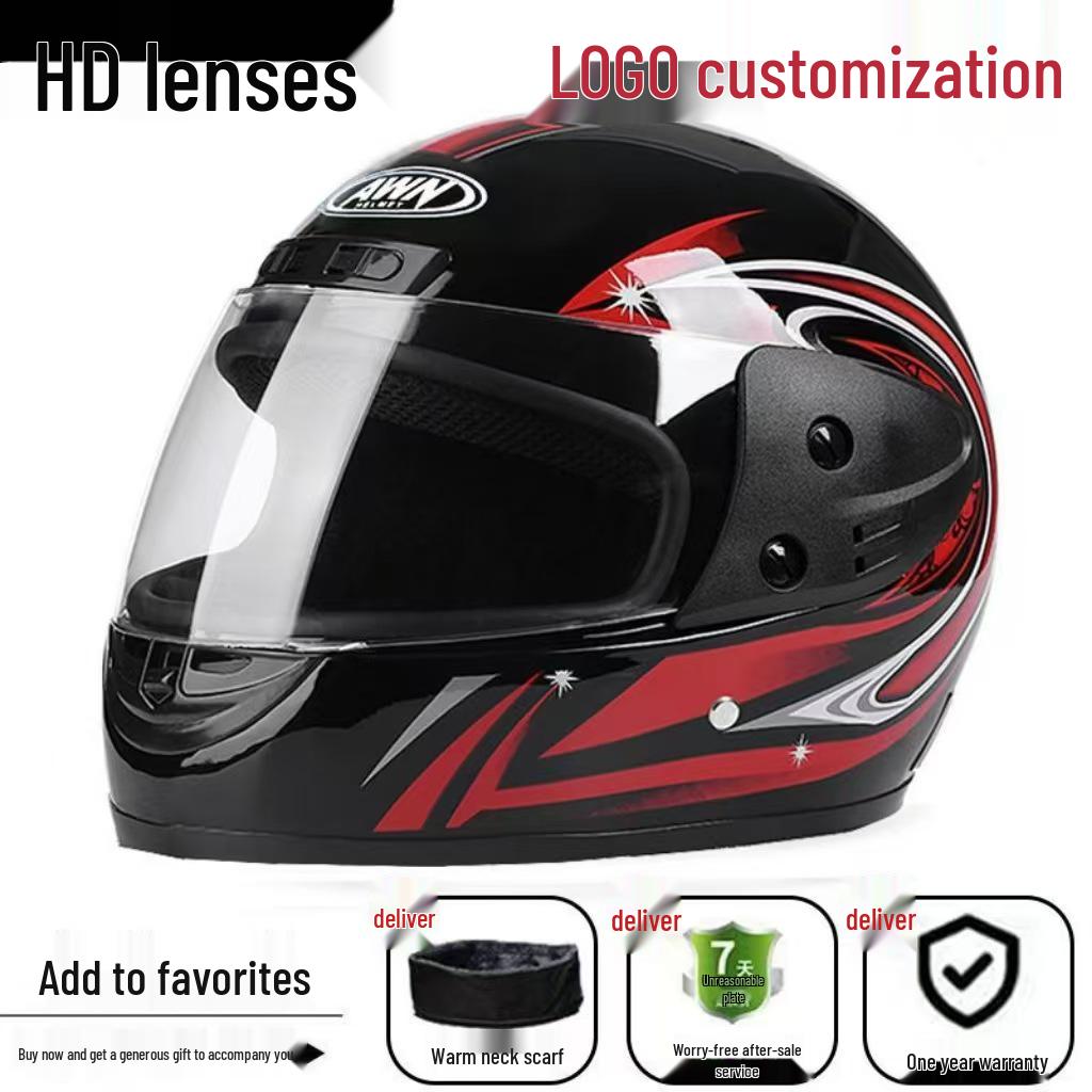 Four Seasons Windproof Helmet for Men and Women - Winter Special, Thickened for Electric Vehicles