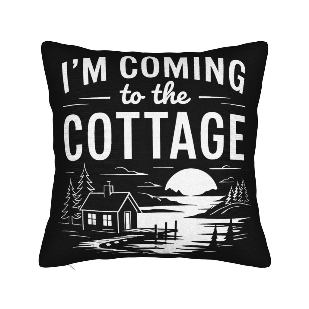 I'm Coming To The Cottage Heated Rivalry Pillowcase Cushion Cover  Throw Pillow Cover Warm Home Decoration Square Multi Size
