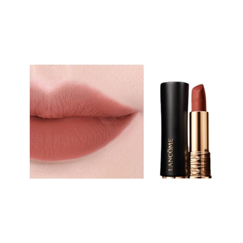 Lancôme lipstick Brand new Jingchun small waist black gold tube lipstick, velvet matte, matte, easy #09 Roasted Chestnut Autumn without gift box чёрный