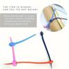 Silicone Reusable Cable Wire Organizer, Storage Holder Bag Ties Cord Management Zip Tie Twist, Multifunctional Bag Clip Food Sav