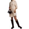 2025 Autumn/Winter Women's Wool Knit Sweater & Mini Skirt Patchwork Set