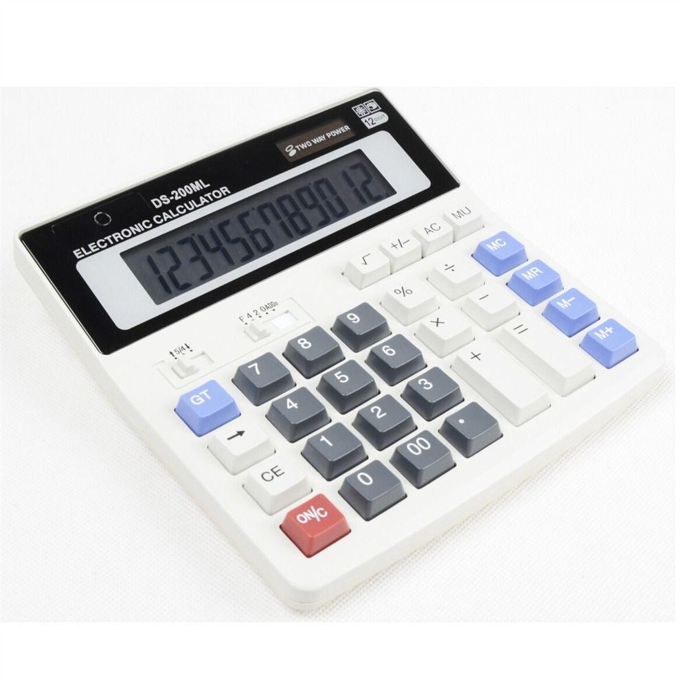 

Канцелярский Электронный Калькулятор 12 Разрядов Калькулятор Функций Калькулятор с Большими Кнопками A