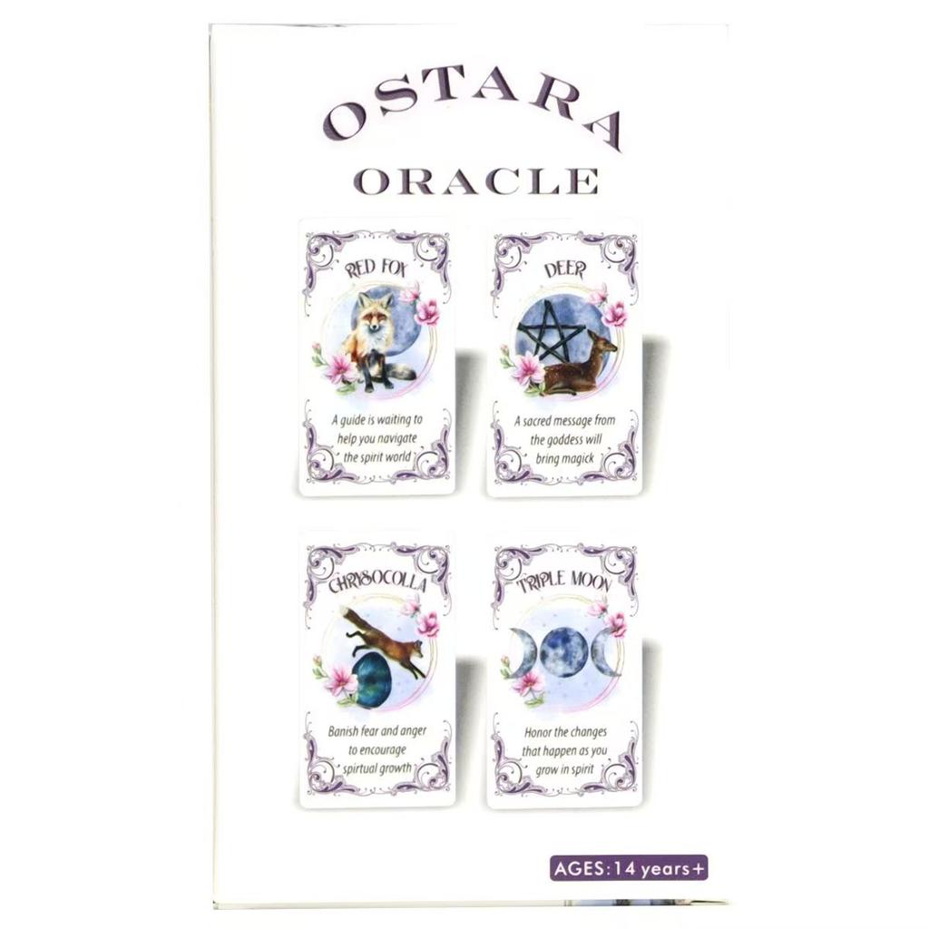 Ostara Oracle Deck 20 Pcs Oracle Cards, Inspirational Altar Deck To Recieve Divine Messages 12*7cm
