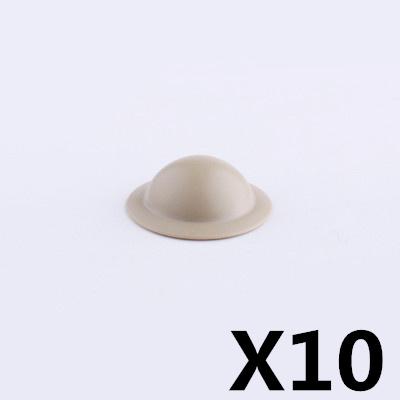 US Soviet British Soldier Figures Helmet M1ssh40 M3 Beret Military Accessories Building Blocks Toys For Children J004