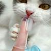 Pet Finger Cot Toothbrush for Dogs and Cats - Latex Oral Cleaning Tool
