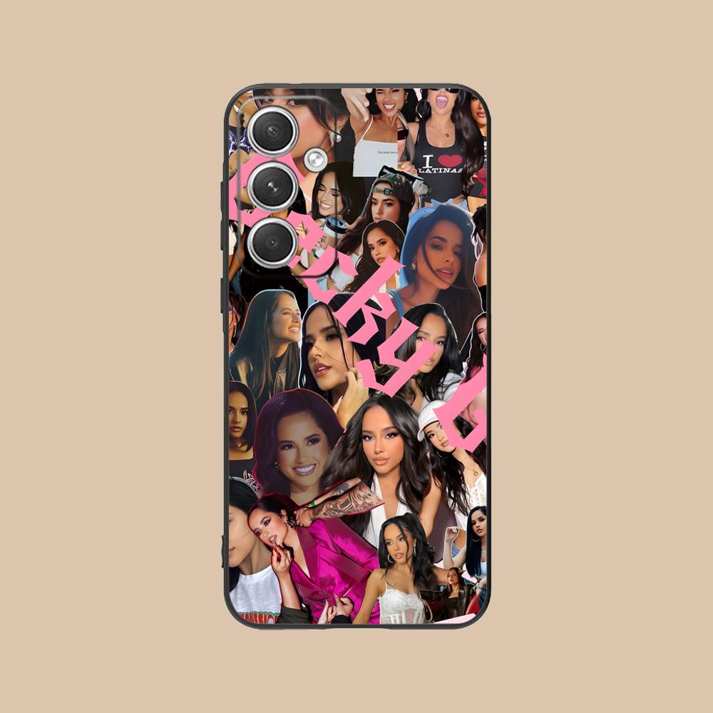 Fashion Becky G Matte TPU Mobile Phone Case for Samsung Galaxy S26 S25 S24 S23 S22 S21 S20 Note20 Plus FE Ultra Colorful Cover