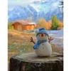 New Cute 10CM Sami Snowman Plush Soft Doll Girl Cute Winter Cartoon Doll Snowman Plush Toy Children's Companion Christmas Gift
