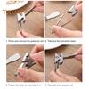Nutshell Peeler Stainless Steel Pine Nut Sheller Funnel Design Quick Effortless Multifunctional Kitchen Cracker Tool