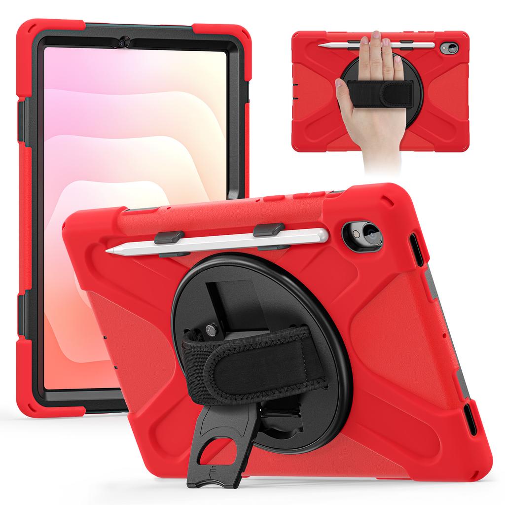 Armor Kids Case For Samsung Galaxy Tab S11 11 Inch SM-X730 SM-X736 SM-X736B Tablet Cover Hard PC Stand Shockproof With Strap