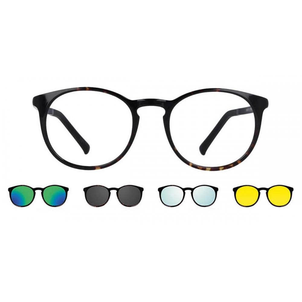 

Clip On Oval Tortoise SmartbUy collectiOn cOnnelly With Clip On FoUr Set U 0220 007 fashiOn Unisex Eyeglasses Tortoise/50-20-140