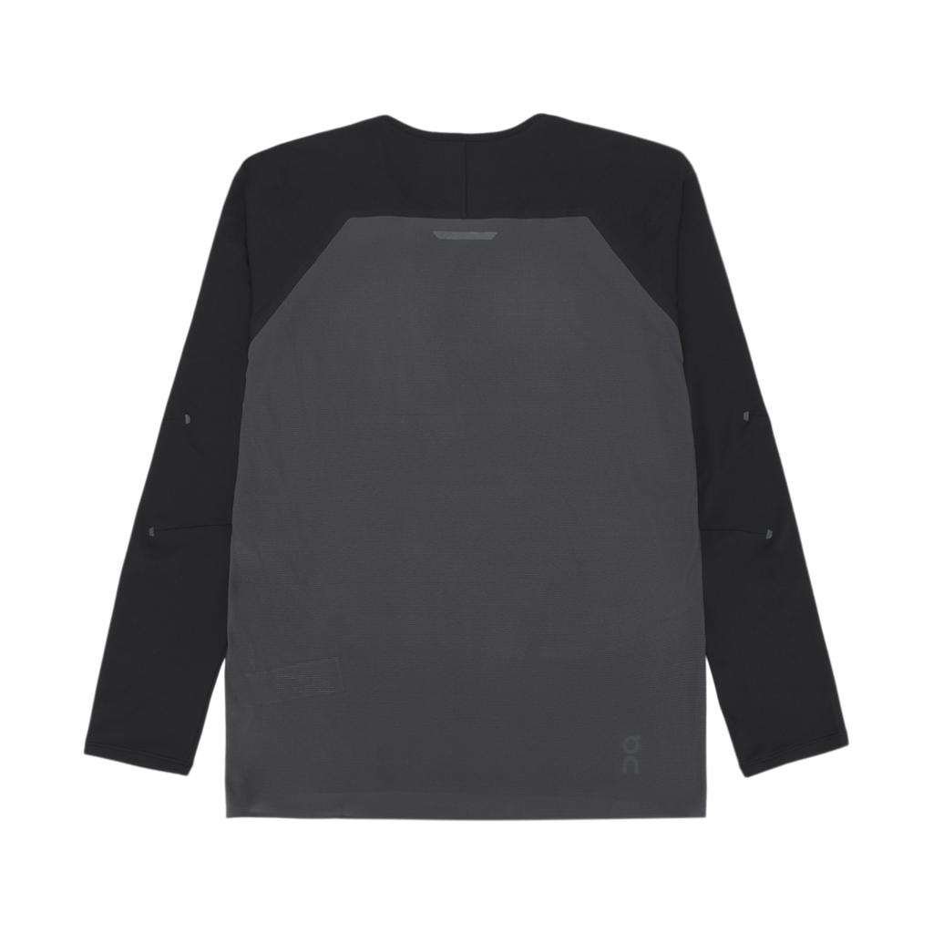 On Performance Lässiges Bequemes Langarm-T-Shirt Herren Tops Schwarz Solar-Schwarz 1ME10240106