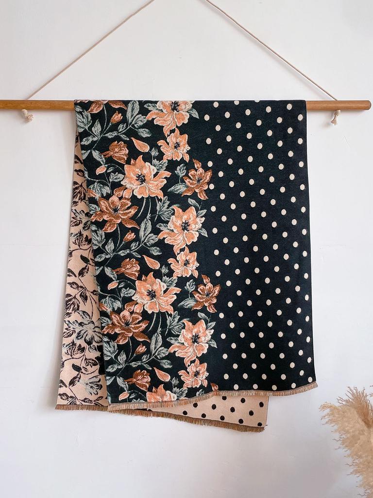 Luxury Scarf Cashmere Pashmina  Winter Fashion Shawls and Wraps Female Bufanda Brand Print Thick Warm Scarves