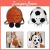 Neues Lustiges Sport Fußball Basketball Plüschtier Umhängetasche Puppe Kindergeschenk Kreativer Puppenrucksack